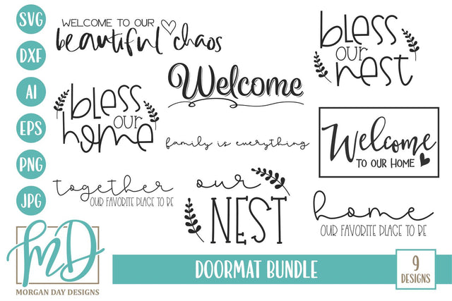 Doormat Bundle SVG Morgan Day Designs