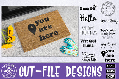 Doormat cut file bundle|Welcome Mat SVG SVG Last Frontier Design Co. 