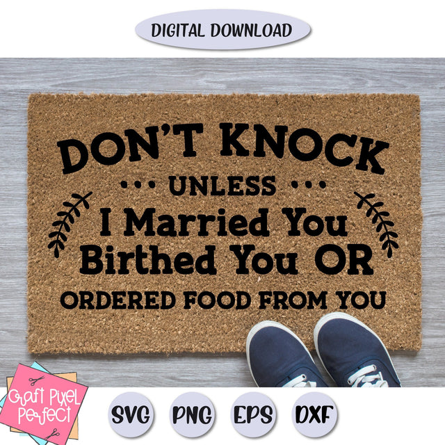 Doormat Saying Svg, Funny Doormat Svg, No Soliciting Svg SVG Craft Pixel Perfect 