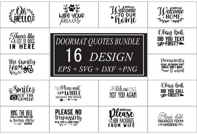 Doormat SVG bundle 16 design SVG svgteam 