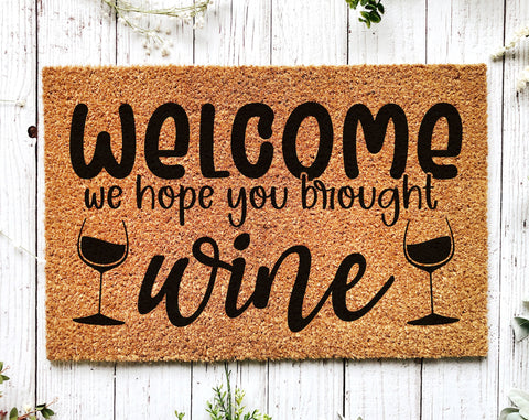 Doormat SVG Bundle, 6 Designs, Doormat Quotes SVG, Welcome To Our Home SVG, Be Nice Or Leave SVG, Okay But Did You Call First SVG SVG HappyDesignStudio 