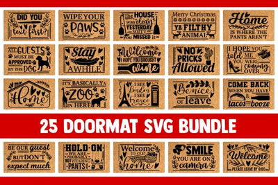 Doormat SVG Bundle, funny doormat svg, funny quotes svg, funny svg sayings, welcome svg, home svg, farmhouse svg, DIY doormat, mom svg files SVG James 