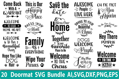 Doormat SVG Bundle SVG orpitasn 