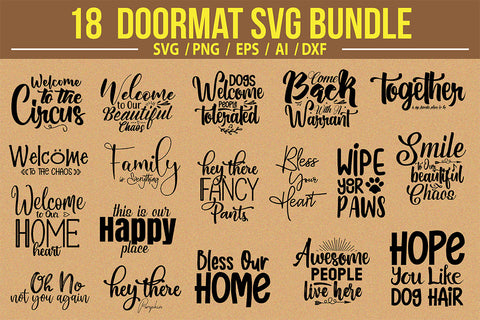 Doormat SVG Bundle SVG orpitasn 