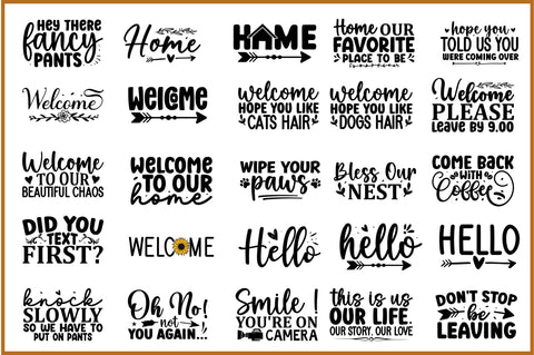 Doormat Svg Bundle SVG Regulrcrative 