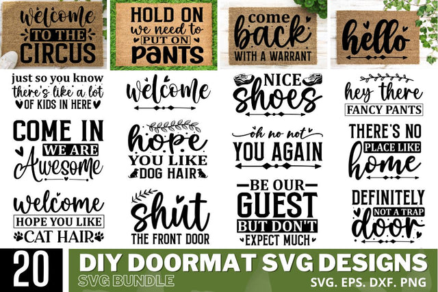 Doormat Svg Bundle SVG Regulrcrative 