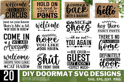 Doormat Svg Bundle SVG Regulrcrative 