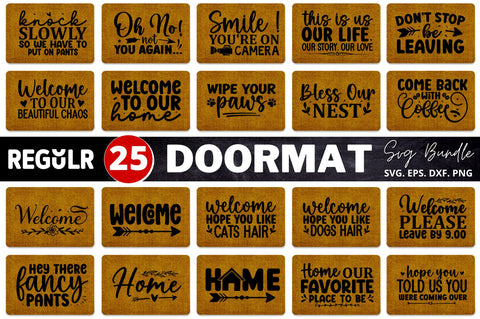 Doormat Svg Bundle SVG Regulrcrative 