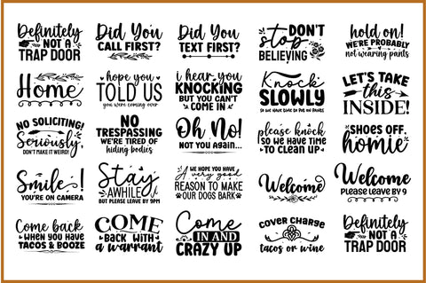 Doormat Svg Bundle SVG Regulrcrative 
