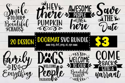 Doormat SVG Bundle SVG shah alam 