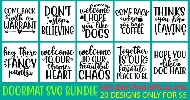 Doormat Svg Bundle SVG Syaman 