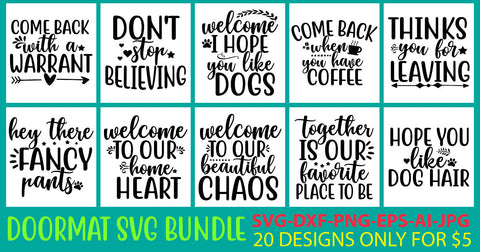 Doormat Svg Bundle SVG Syaman 