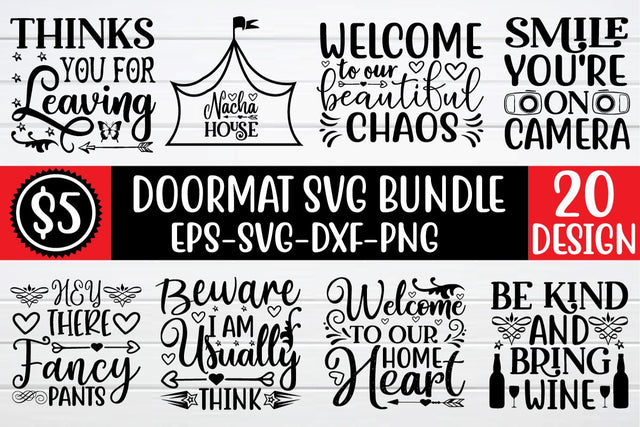 doormat svg bundle vol 1 SVG buydesign 