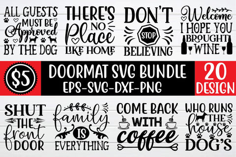 doormat svg bundle vol 2 SVG buydesign 