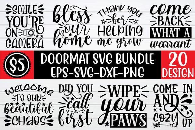 doormat svg bundle vol 5 SVG buydesign 