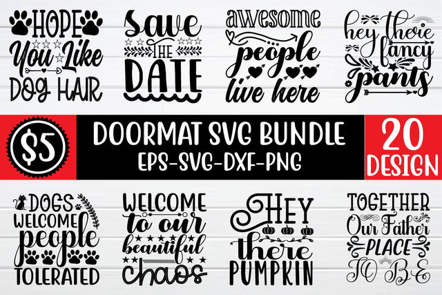 doormat svg bundle vol 7 SVG buydesign 