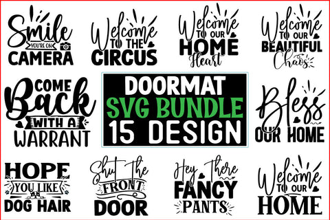 Doormat SVG Design Bundle SVG CraftingStudio 