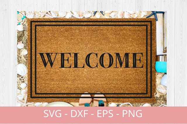 Doormat svg design SVG Chamsae Studio 