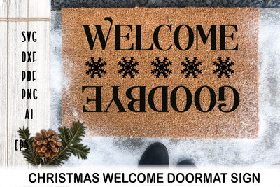 Doormat SVG. Welcome Door mat. Christmas Door mat SVG. SVG Samaha Design 