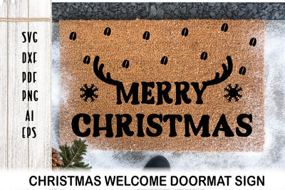 Doormat SVG. Welcome Door mat. Christmas Door mat SVG. SVG Samaha Design 