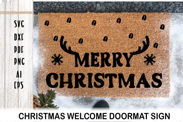 Doormat SVG. Welcome Door mat. Christmas Door mat SVG. SVG Samaha Design 