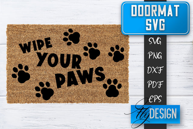 Doormat SVG | Welcome Quotes SVG | Doormat SVG Design SVG Fly Design 