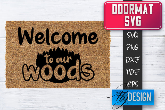 Doormat SVG | Welcome Quotes SVG | Doormat SVG Design SVG Fly Design 