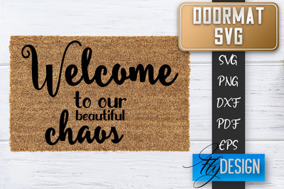 Doormat SVG | Welcome Quotes SVG | Doormat SVG Design SVG Fly Design 