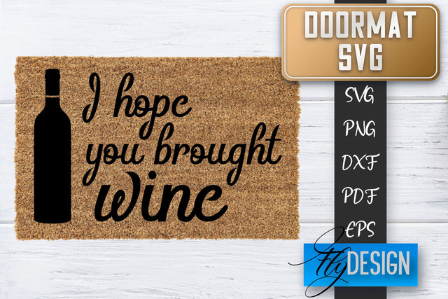 Doormat SVG | Welcome Quotes SVG | Doormat SVG Design SVG Fly Design 