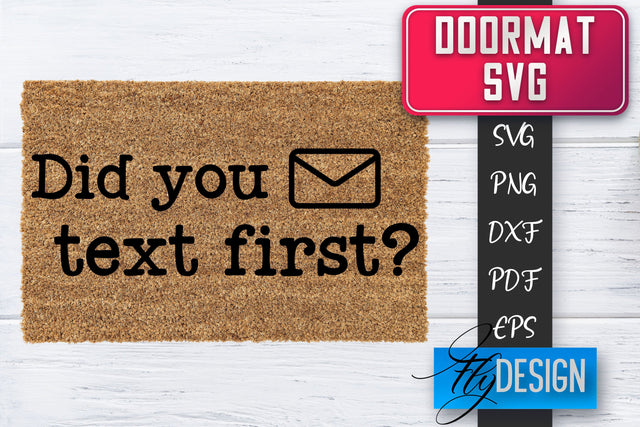 Doormat SVG | Welcome Quotes SVG | Doormat SVG Design SVG Fly Design 