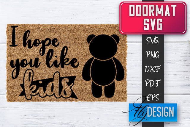 Doormat SVG | Welcome Quotes SVG | Doormat SVG Design SVG Fly Design 