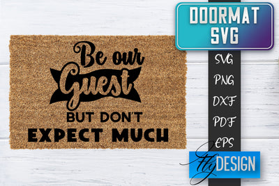Doormat SVG | Welcome Quotes SVG | Doormat SVG Design SVG Fly Design 