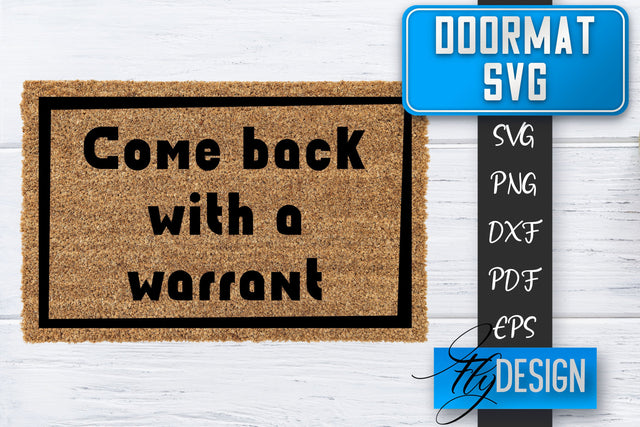 Doormat SVG | Welcome Quotes SVG | Doormat SVG Design SVG Fly Design 