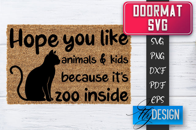 Doormat SVG | Welcome Quotes SVG | Doormat SVG Design SVG Fly Design 
