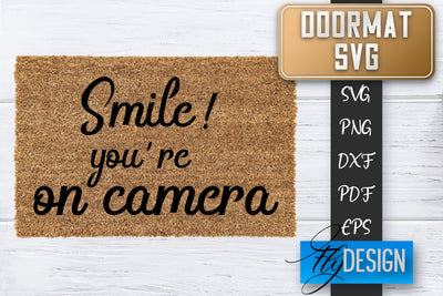 Doormat SVG | Welcome Quotes SVG | Doormat SVG Design SVG Fly Design 