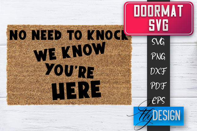 Doormat SVG | Welcome Quotes SVG | Doormat SVG Design SVG Fly Design 