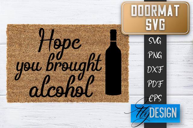Doormat SVG | Welcome Quotes SVG | Doormat SVG Design SVG Fly Design 
