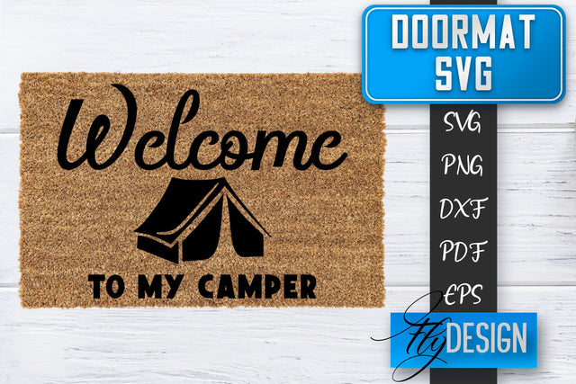 Doormat SVG | Welcome Quotes SVG | Doormat SVG Design SVG Fly Design 