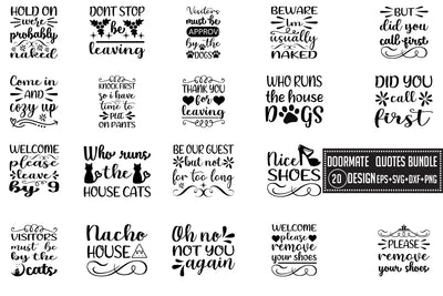Doormate SVG bundle 20 design SVG Nurstore 