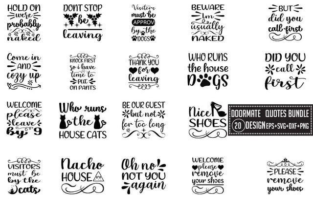Doormate SVG bundle 20 design SVG Nurstore 