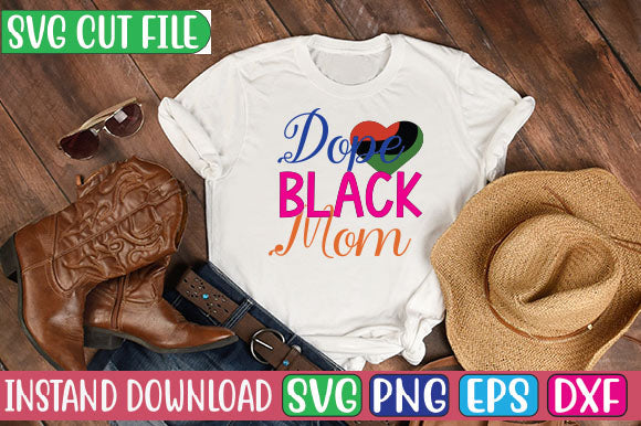 Dope Back Mom SVG Cut File SVG Studio Innate 