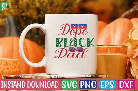 Dope Black Dad SVG Cut File SVG Studio Innate 