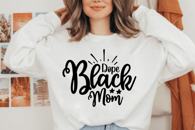 Dope Black Mom svg SVG orpitasn 