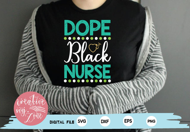 Dope Black Nurse SVG md faruk hossain 
