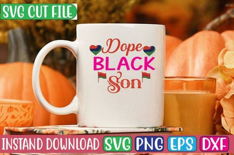 Dope Black Son SVG Cut File SVG Studio Innate 