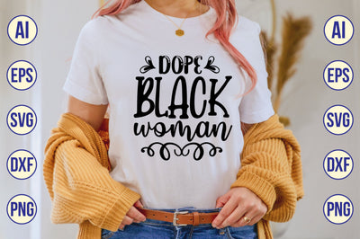 Dope Black Woman svg SVG shah alam 