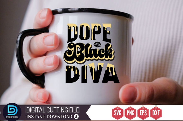Dope diva black SVG SVG DESIGNISTIC 