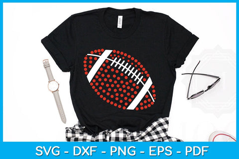 Dot American Football SVG PNG PDF Cut File SVG Creativedesigntee 