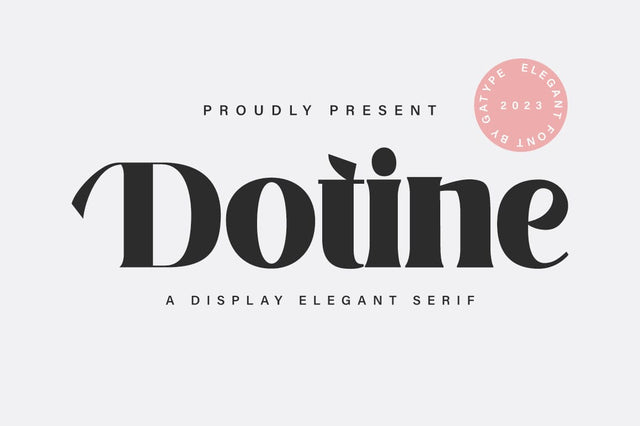 Dotine Font gatype 