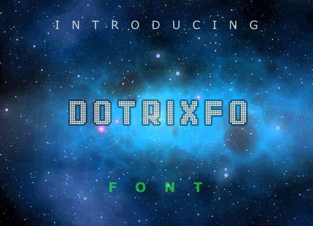Dotrixfo Font Font Leamsign Studio 